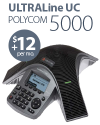 UltraLine UC Polycom 5000 pictured - price $12 per month