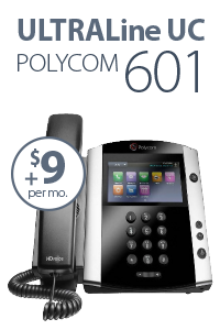 UltraLine UC Polycom 601 - price $9 per month